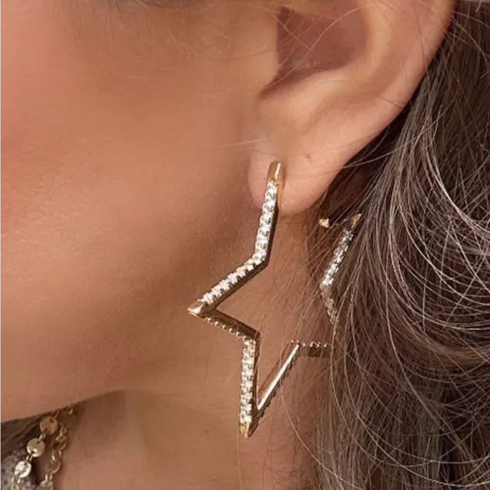 Park Lane Gold Star Earrings